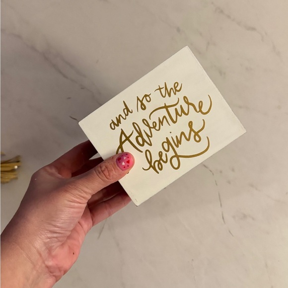 Francesca's Collections Other - And so the adventure begins photo holder